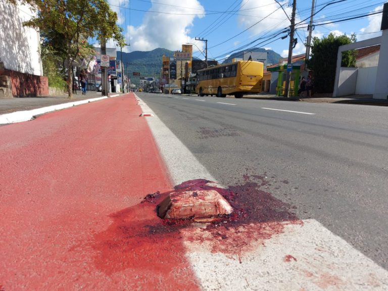 Idoso fica gravemente ferido em acidente em Jaraguá do Sul