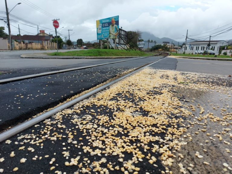 Rumo deve iniciar a limpeza dos trilhos em Jaraguá do Sul nos próximos dias