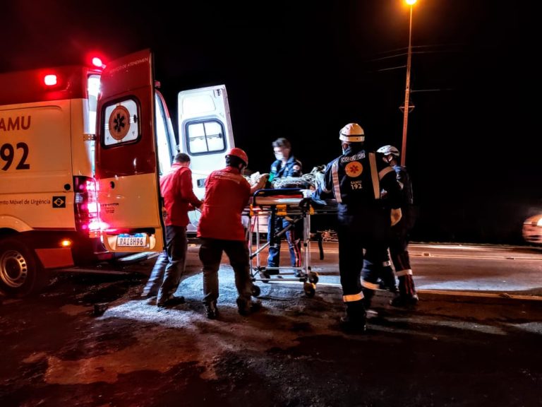 Jovem de 18 anos perde o pé e tem perna esmagada em acidente na BR-280, em Jaraguá do Sul