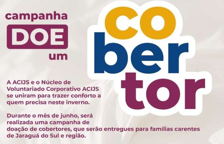 Voluntários e ACIJS realizam campanha de doação de cobertores