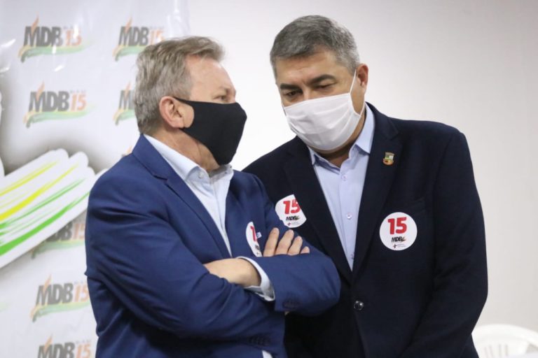 Em roteiro do MDB, Maldaner e Lunelli se aproximam ainda mais