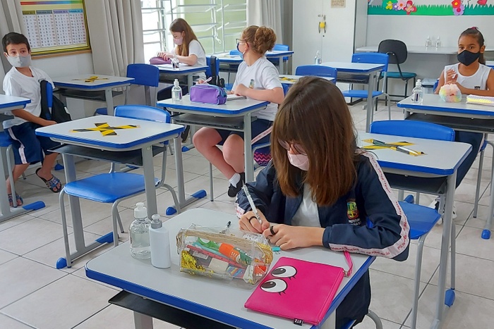 Jaraguá retorna às aulas 100% presenciais nesta segunda