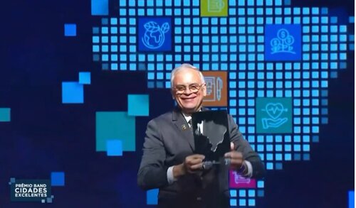 Jaraguá do Sul recebe prêmio Band Cidades Excelentes por excelência em desenvolvimento socioeconômico e Ordem Pública