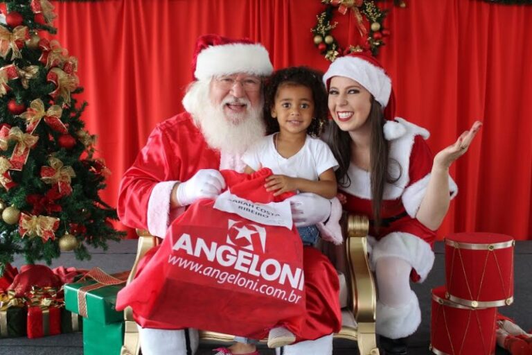 Angeloni Encerra Campanha Natal Super Feliz em Jaraguá do Sul com Festa para Crianças da ONG Anjos