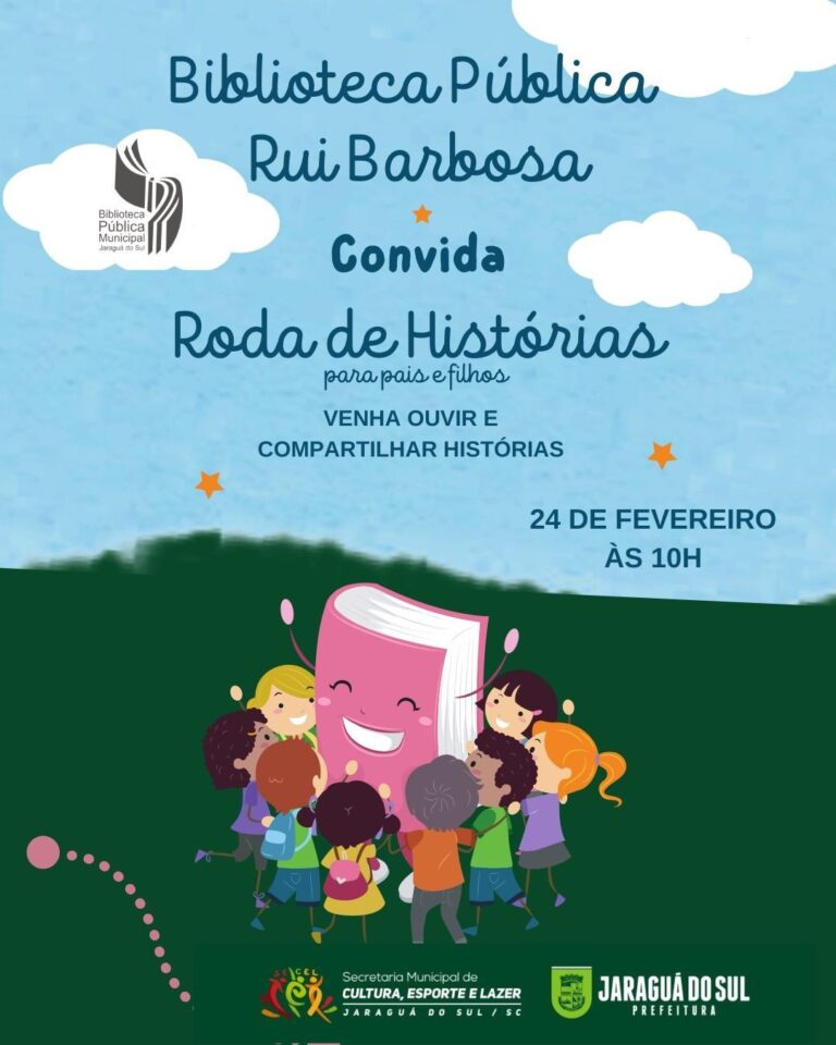 Roda de Histórias para Pais e Filhos agendada para sábado