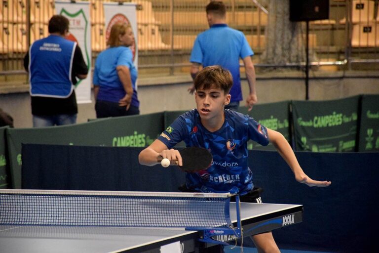 Arena Jaraguá é palco do Campeonato Catarinense de Tênis de Mesa