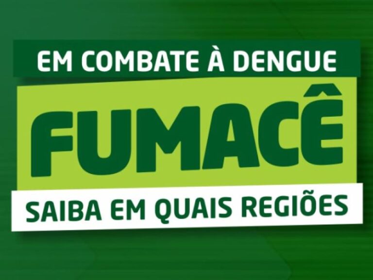 Acompanhe aqui as ruas que estão recebendo aplicação de fumacê