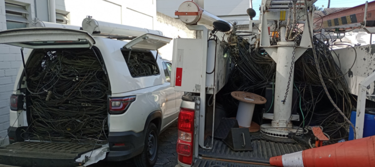 Mutirão de limpeza da rede elétrica completa um ano