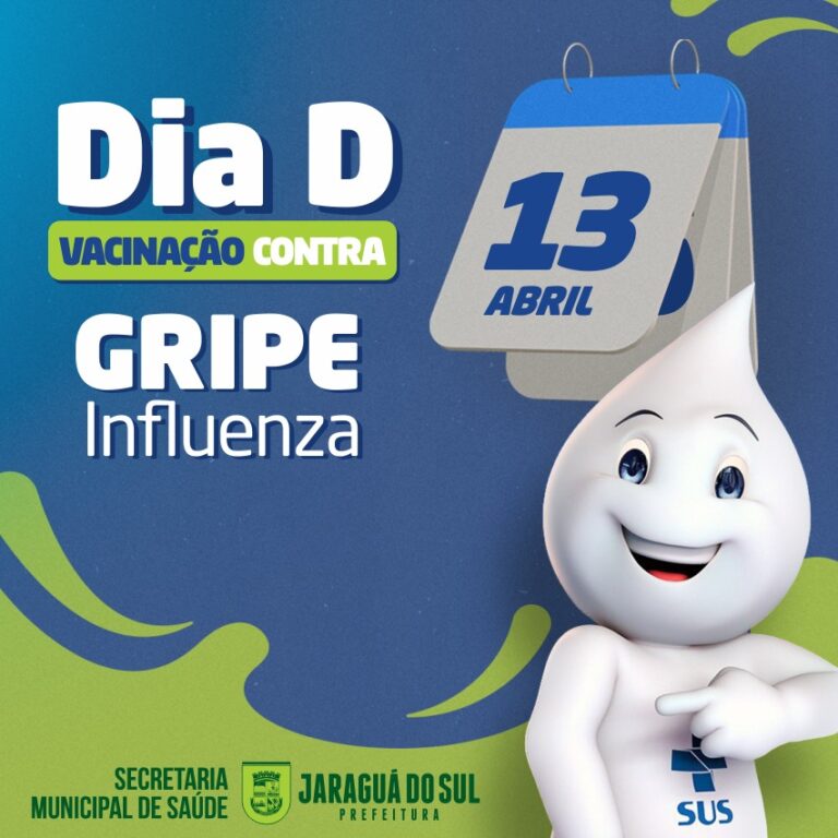 Vacinação contra influenza e Dengue no próximo sábado (20)