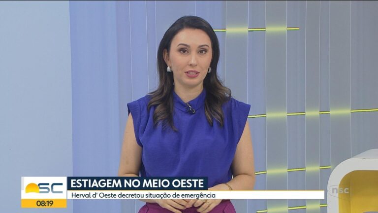 Município de SC decreta situação de emergência por causa da estiagem