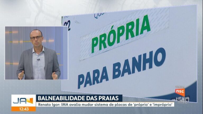 Praias de SC não terão mais placas com indicação de 'própria' ou 'imprópria' para banho; entenda