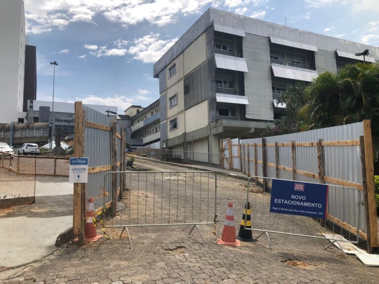Estacionamento em frente ao Hospital São José segue em obras | Especial Publicitário – Hospital São José