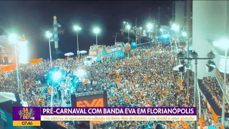 Pré-Carnaval com Banda Eva em Florianópolis: horários, circuito, ingressos e esquema de trânsito