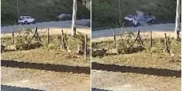 Carros batem de frente e motorista morre em Luiz Alves