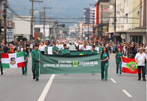 Jaraguá do Sul terá desfile cívico no dia 7 de setembro