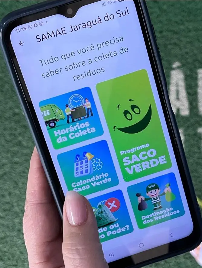 Calendário do Saco Verde 2026 já está disponível no aplicativo Jaraguá na Mão