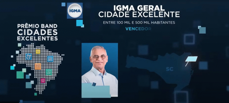 De forma inédita Jaraguá do Sul é campeã geral do Prêmio Band Cidades Excelentes