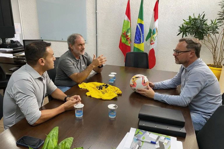 Conmebol visita a Arena para clássico Brasil x Argentina
