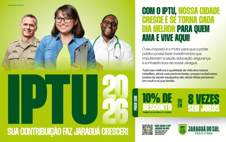 Segunda parcela do IPTU 2026 vence nesta sexta-feira