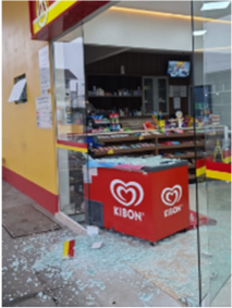 Criminosos invadem comércio e furtam dinheiro e mercadorias em Schroeder