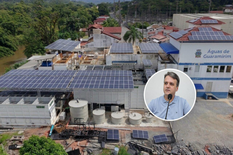 Vereador quer energia solar para reduzir conta de R$ 120 mil na ETA de Guaramirim