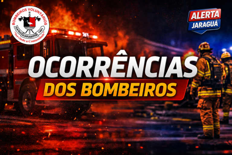 Bombeiros Voluntários atendem duas emergências médicas durante a noite em Guaramirim