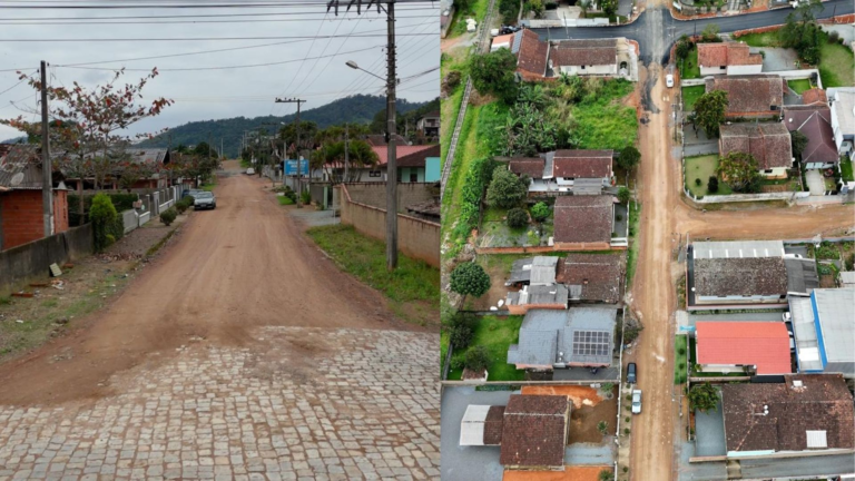 OBRA DE PAVIMENTAÇÃO DA RUA JORGE PINTER TERÁ INVESTIMENTO DE R$ 705,8 MIL EM CORUPÁ