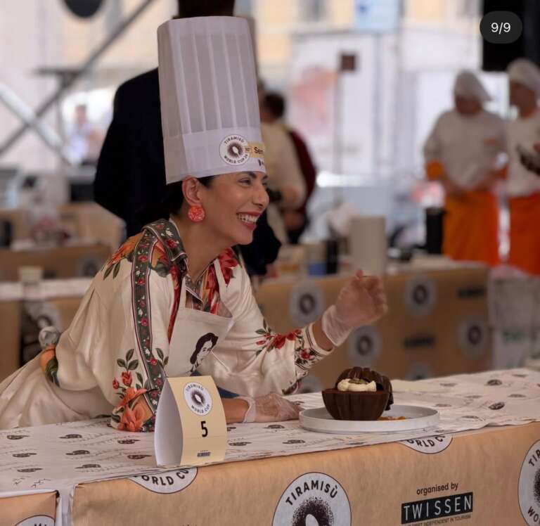 Jaraguaense ex-MasterChef conquista 2° lugar mundial de tiramisù na Itália