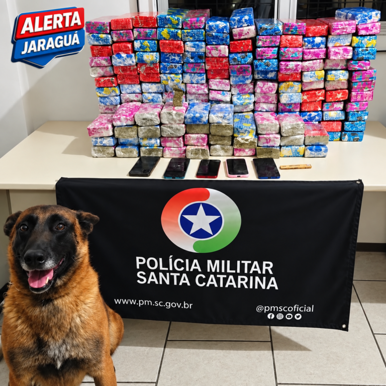 AÇÃO INTEGRADA APREENDE MAIS DE 104 KG DE MACONHA