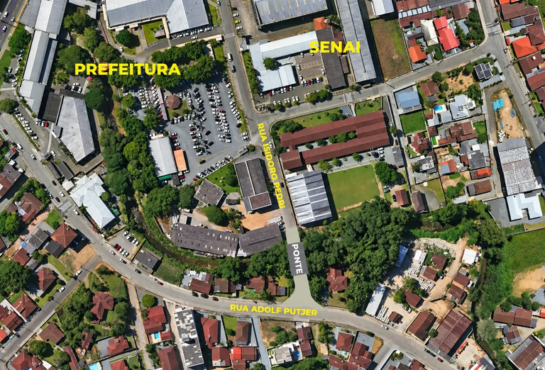 Nova ponte vai ligar as ruas Adolf Putjer e Isidoro Pedri na Barra do Rio Molha