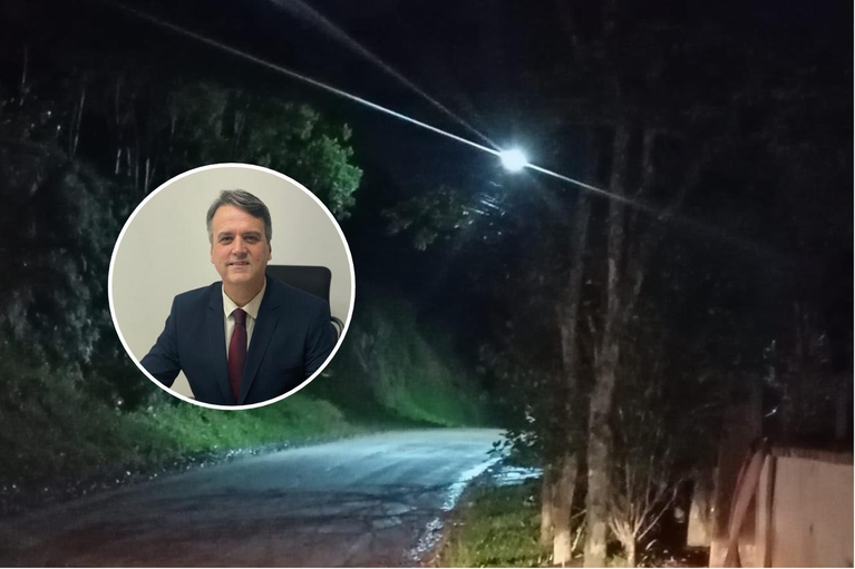 Vereador pede implantação de iluminação pública na Estrada Serenata